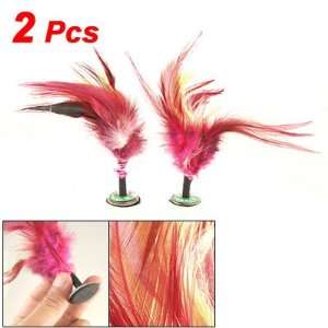  Pcs Colors Feather Jian Zi Game Chinese Shuttlecock Toys & Games