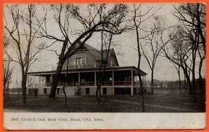 Sioux City, IA, Council Oak Boat Club circa 1910s  