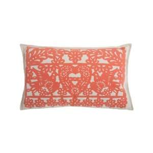  Thomas Paul Mod Mex Collection 12 x 20 Coral Banner Pillow 