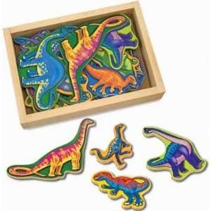  Dinosaurs Magnets in a Box by Melissa & Doug: Toys & Games