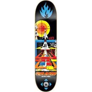Black Label Alfaro Space Junk Skateboard Deck   8.0 Blacklight  