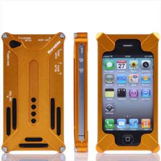 Golden Transformers Style Aluminum Durable Metal Case Cover For iPhone 