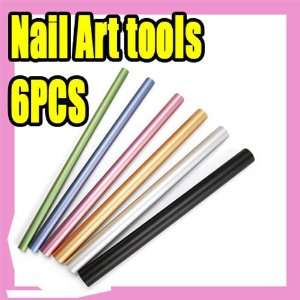  6 Sets of New French Nail Art Tool C Curve Rod 014 Beauty