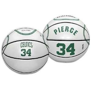 NBA Paul Pierce Player Home Jersey Full Size Basketball by Spalding 
