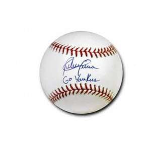  Ruben Sierra Autographed Baseball with Go Yankees 