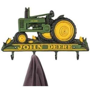  John Deere Iron Coat Rack Furniture & Decor