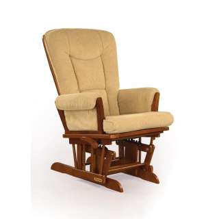 Shermag Glider Mom and Baby Rocker Chablis with Camel Micro Fabric 