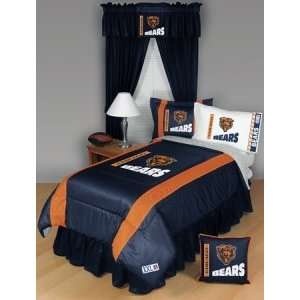  Chicago Bears Sidelines Comforter Bed Set (Twin, Full 