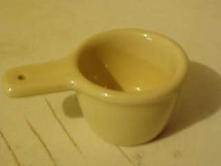 Henn Pottery CREAM Creamware 1/4 Cup Measuring Cup NICE  