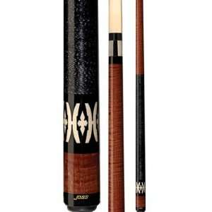 Joss Nutmeg Stained Curly Maple Pool Cue (weight20oz.)  
