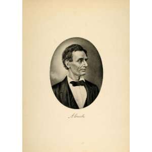  1915 Print Abraham Lincoln IL Lawyer U.S. President 