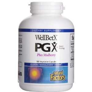  Natural Factors WellbetX PGX Soluble Fiber + Mulberry Caps 