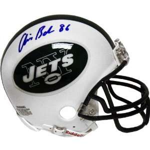  Chris Baker New York Jets Autographed Mini Helmet: Sports 