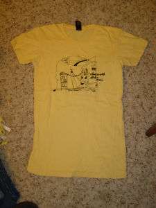 NEW Yellow CHICKS WITH STICKS MAUI Tee T Shirt L Large  
