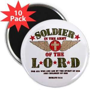   25 Magnet (10 Pack) Soldier in the Army of the Lord 