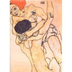  Hand Made Oil Reproduction   Egon Schiele   32 x 44 inches 