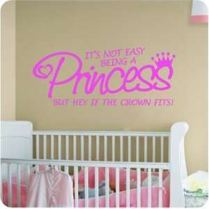  Princess Pink If the Crown fitsLittle Girls Room Nursery 