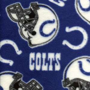NFL Indianapolis Colts Polar Fleece Fabric   Per Yard:  