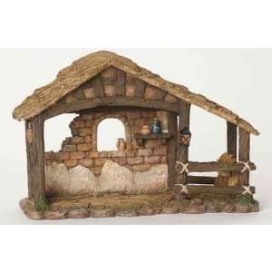   Detailed Religious Christmas Nativity Stable #50479