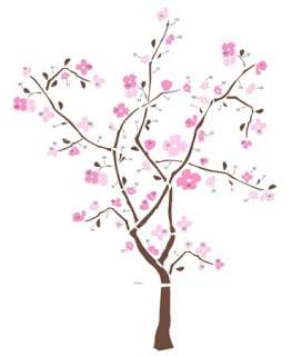 JAPANESE CHERRY BLOSSOM TREE WALL DECALS Deco Stickers 034878467207 