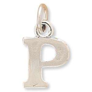  Greek Alphabet Letter   Rho Charm Sterling Silver: Jewelry