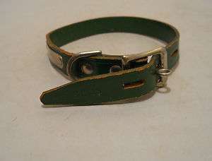   60s Vintage Hendryx Leather Dog Collar, Good Condition, For Small Dog