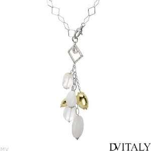 Genuine Dv Italy (TM) Necklace. Dv Italy 10.95 Ctw Chalcedony Necklace 