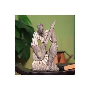  NOVICA Wood sculpture, Song of Love II