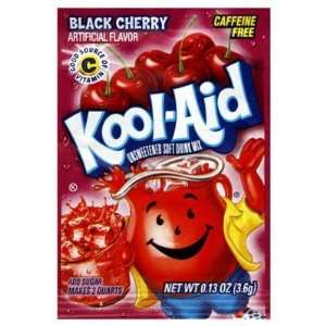 100 Lot Black Cherry Kool Aid packets makes 200 quarts 