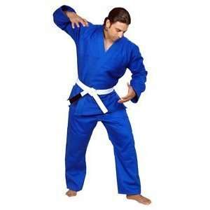  Single Weave Jiu Jitsu Kimono Blue No Logo Size 5 Sports 