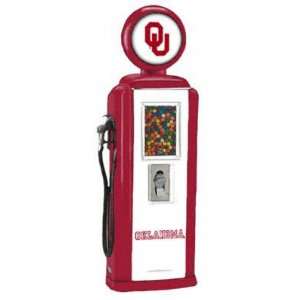  Oklahoma Sooners Replica Gas Pump Gumball Machine Sports 
