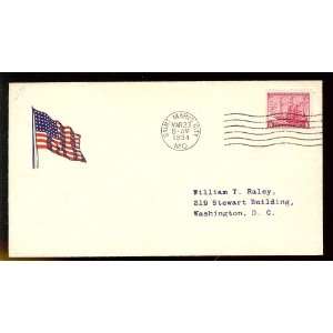  736 W.T. Raley (GP1) First Day Cover; American Flag 