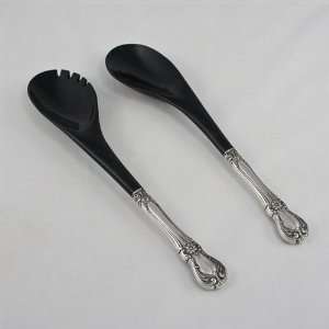  Old Master by Towle, Sterling Salad Serving Spoon & Fork 