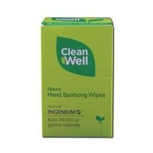  CleanWell Hand Sanitizing Wipes 10 wipes Health 