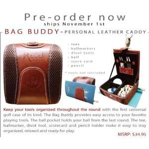  Bag Buddy   Personal Leather Golf Caddy Electronics