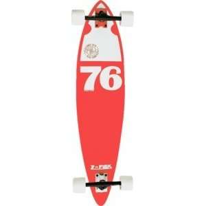 Flex 76 Logo Red Complete Longboard Skateboard   9 x 38  