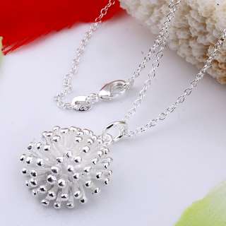 SILVER PLATED Fireworks PENDENT NECKLACE N039  