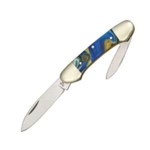 Hen & Rooster Knives 102MG Small Canoe Pocket Knife with Midnight Gold 