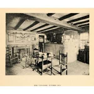  1926 Wayside Inn Tap Room Sudbury Connecticut Print 