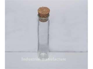 10pcs 4ml Test tube glass bottle Cork Vial Pyrex  