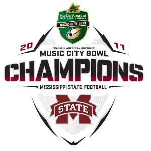 NCAA Mississippi State Bulldogs Ladies 2011 Music City Bowl Champions 