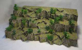 Terrain for Wargames Jungle Cliff Table Edge 3pc Set  