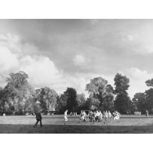  Eton College Students Playing Rugby on the Playing Fields 
