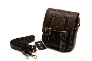 Offer Gift Genuine Leather Cowhide Two way Mini Messangerbag Crossbag 