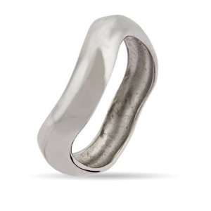  Sterling Silver Wave Style Ring Size 7 (Sizes 6 7 8 9 