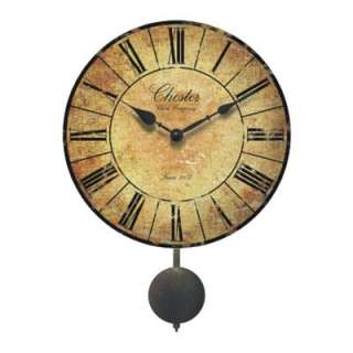 NEW 14 inch Antique Black Round Kitchen Wall Clock  