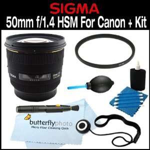  Sigma 50mm f/1.4 EX DG HSM Lens for Canon Digital SLR Cameras 