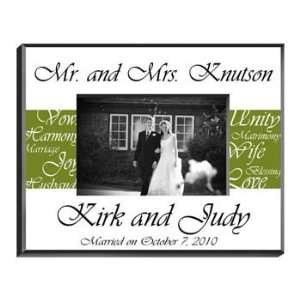   Keepsake: Personalized Mr. and Mrs. Wedding Picture Olive Frame: Baby