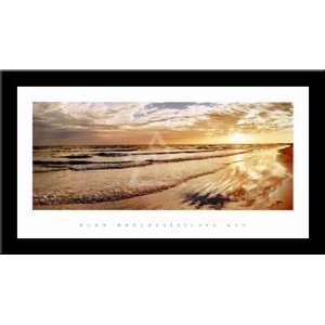  SIESTA KEY Sunset Beach art FRAMED PRINT   Alan Hoelzle 