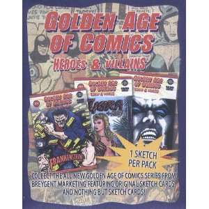   Age of Comics Heroes & Villains Sketch Card Pack Toys & Games